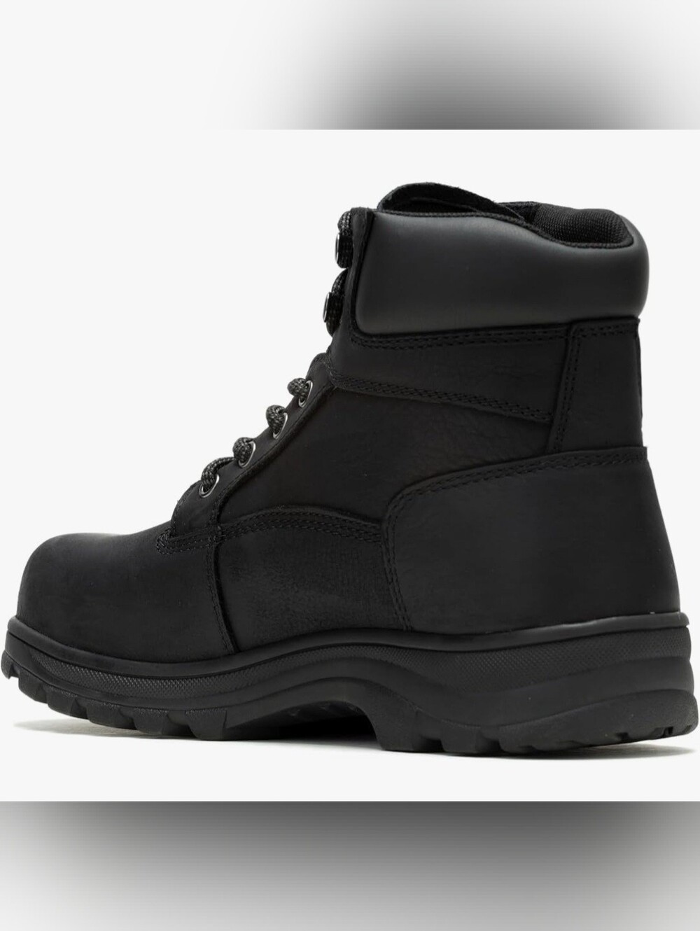 Wolverine Men's Carlsbad 6" Steel Toe Waterproof Work Boot - Black - Picture 3 of 14